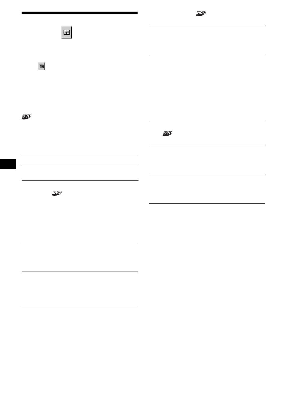 Audio settings, Audio setup, T sound | 32 audio settings | Sony R5 User Manual | Page 32 / 152