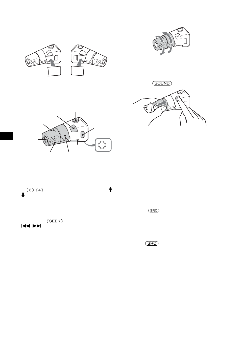 Rotary commander rm-x4s, Auxiliary audio equipment | Sony R5 User Manual | Page 38 / 152