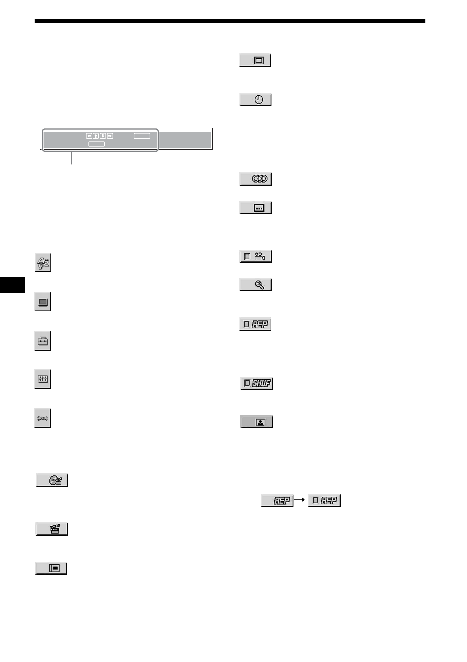 Mensaje de operación, Elementos de ajuste, Elementos del modo de reproducción | Sony R5 User Manual | Page 64 / 152