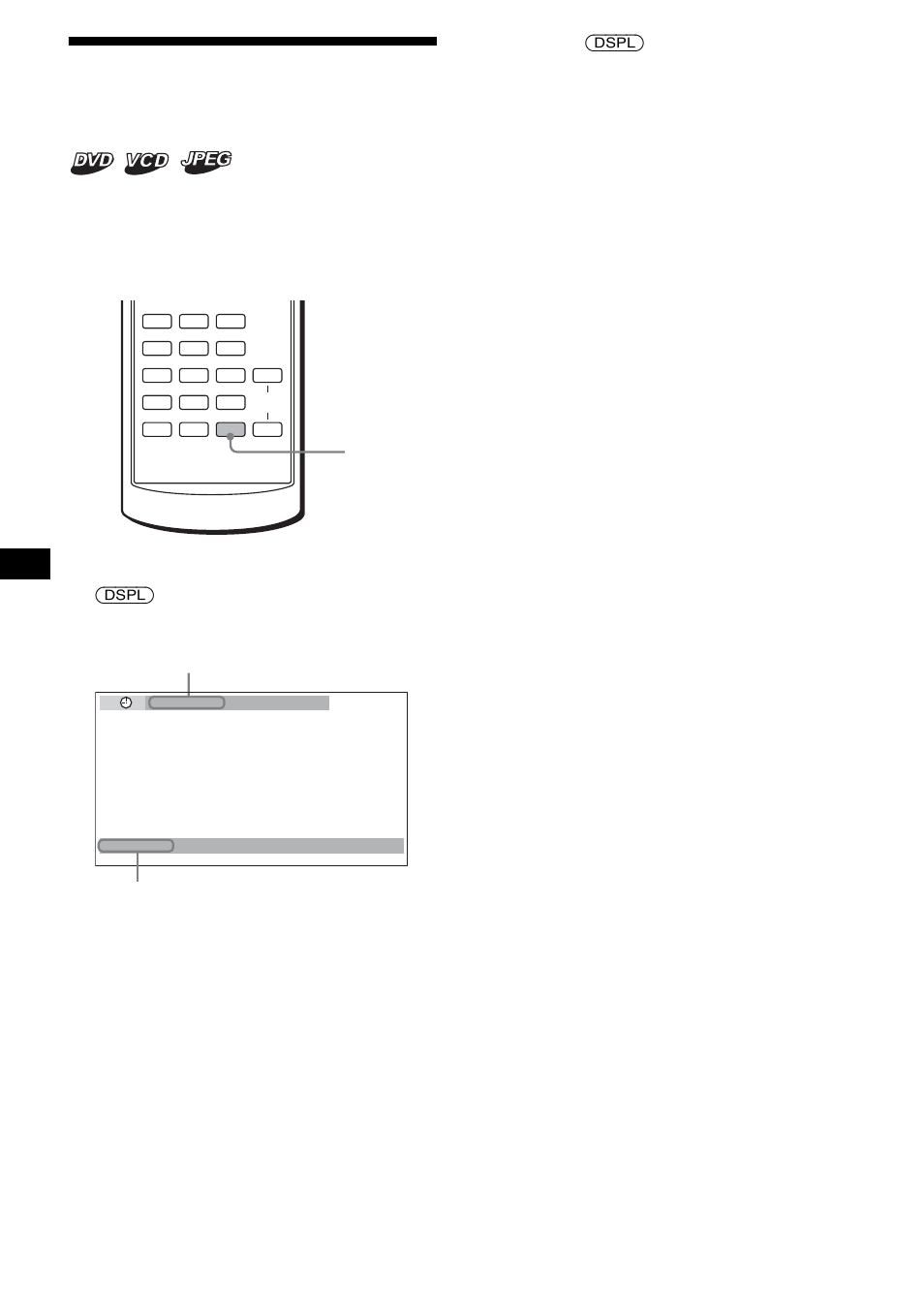 Visualización de la información del disco, Información de tiempo/texto, 18 visualización de la información del disco | Sony R5 User Manual | Page 68 / 152