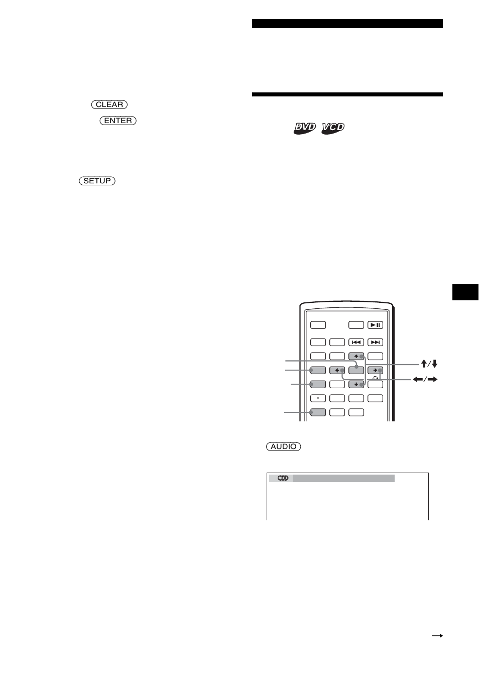 Diversas operaciones con dvd, Cambio de los canales de audio, Ar 23 | Sony R5 User Manual | Page 73 / 152