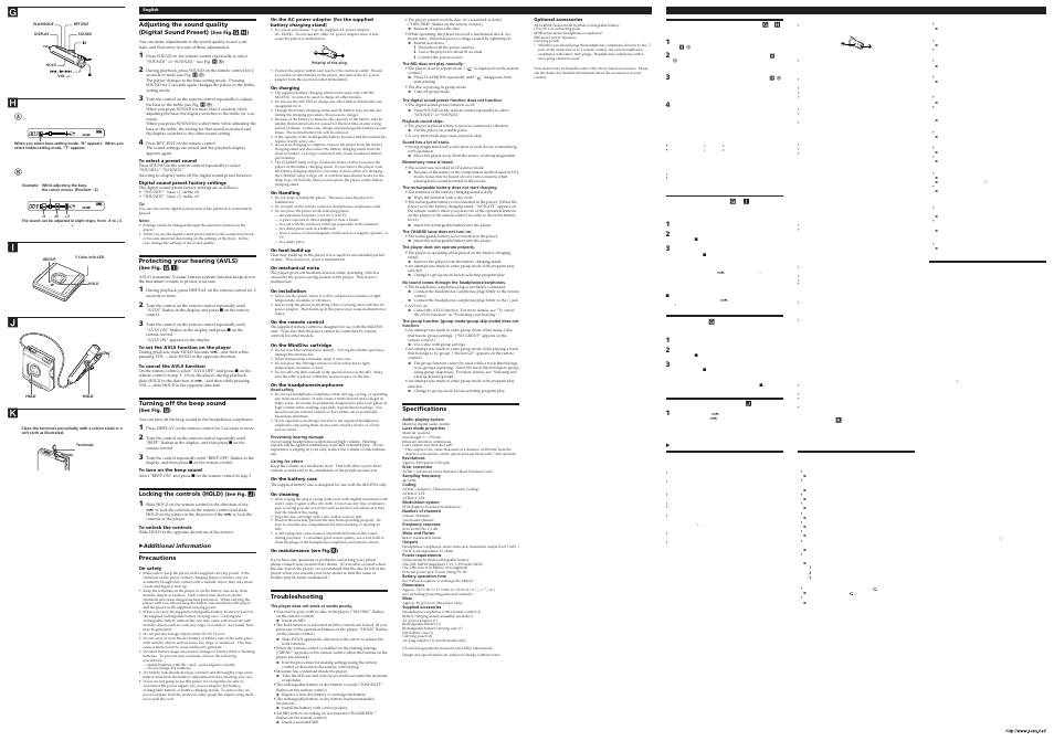 Sony MZ-E501 User Manual | Page 2 / 2