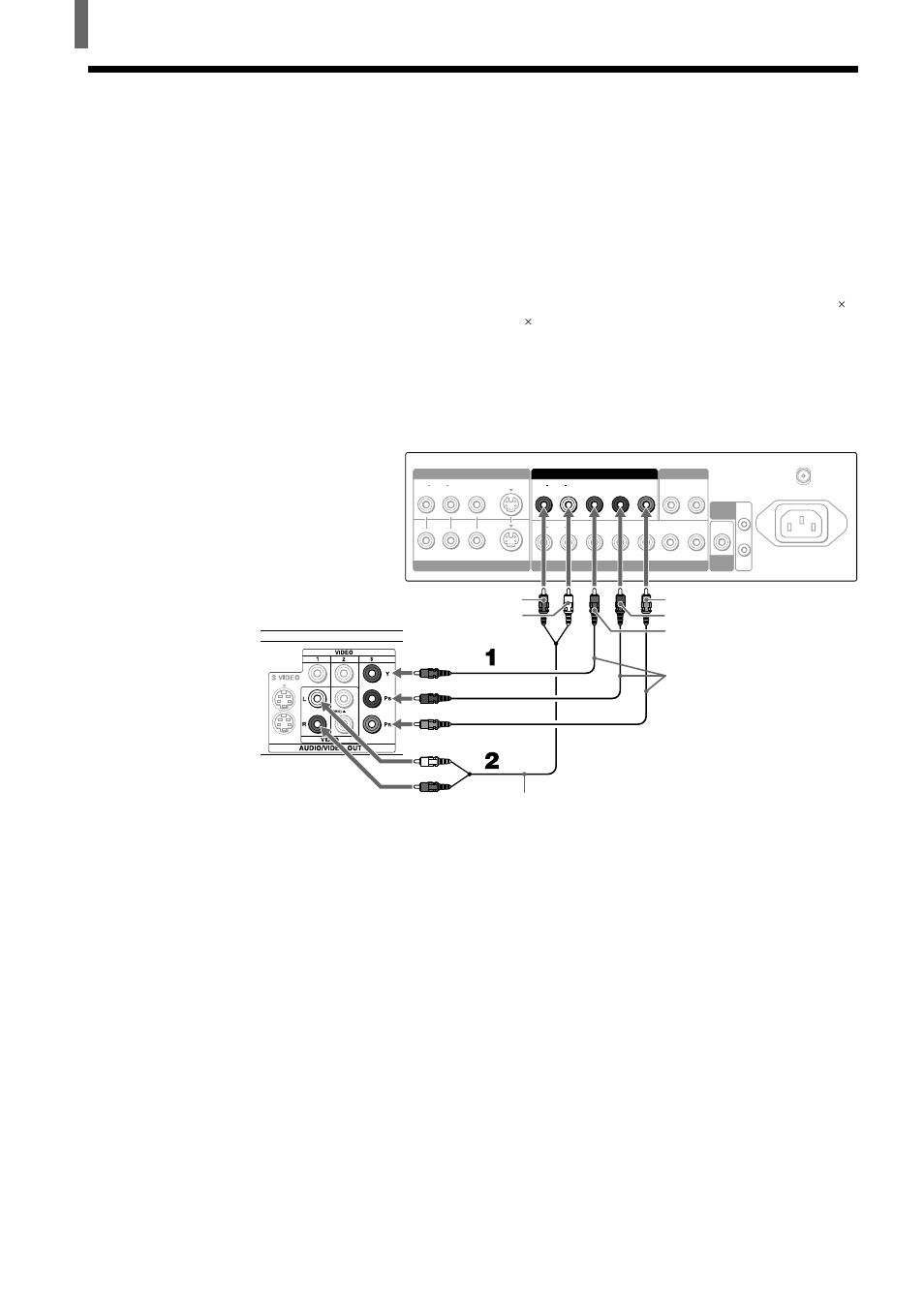 Connecting a digital tv receiver, And p, Jacks to the tv | Sony WEGA KZ 42TS1 User Manual | Page 14 / 176