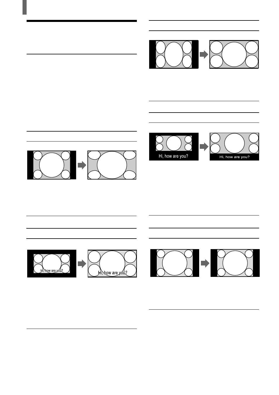 Uso del modo de pantalla panorámica, Para cambiar automáticamente el modo panorámico | Sony WEGA KZ 42TS1 User Manual | Page 142 / 176