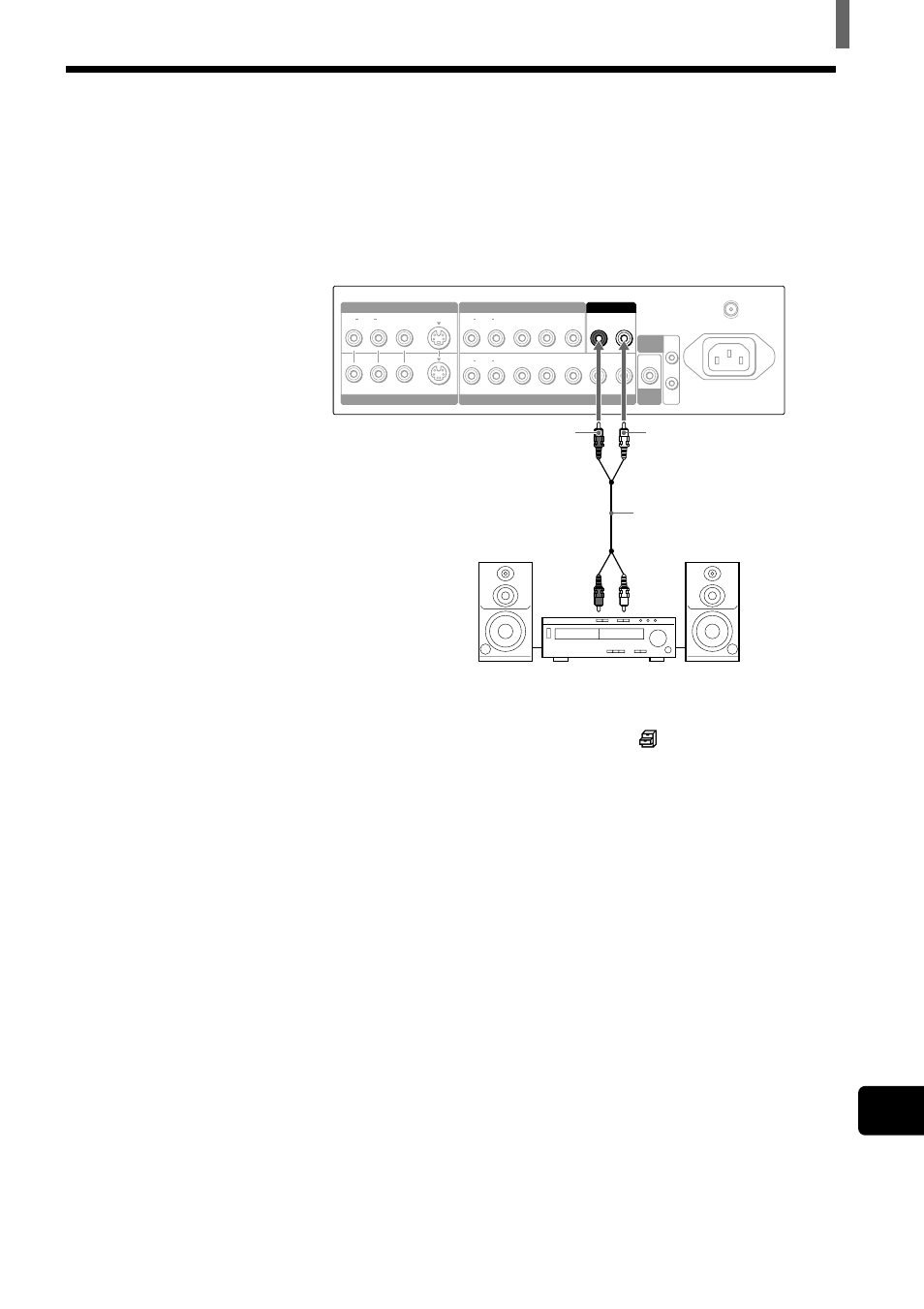 Raccordement d’un récepteur audio, Conseil, Remarque | Installation et raccordement du téléviseur | Sony WEGA KZ 42TS1 User Manual | Page 69 / 176