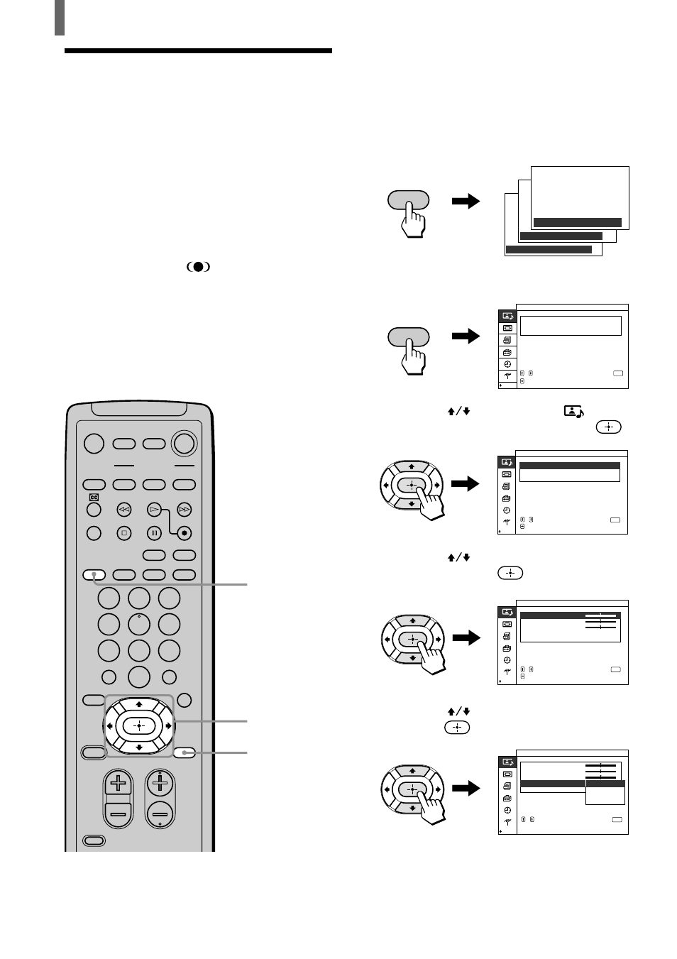 Sélection du mode effet | Sony WEGA KZ 42TS1 User Manual | Page 82 / 176