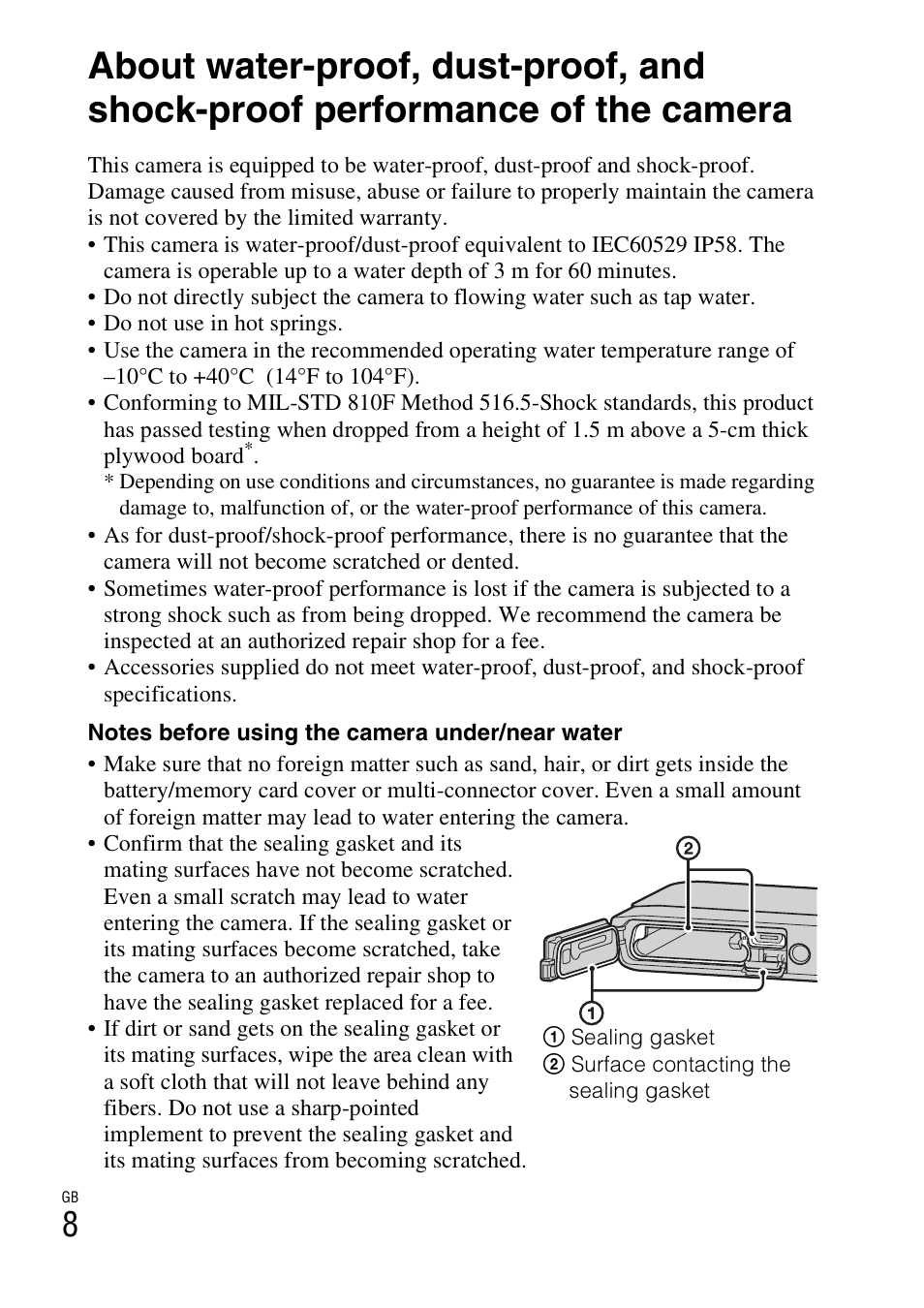 Sony Cyber-shot 4-170-840-12(1) User Manual | Page 8 / 36