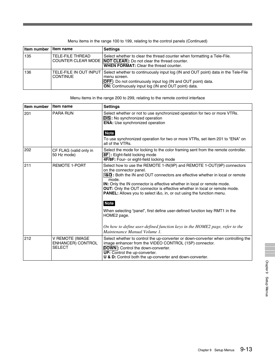 Sony HDW-M2000 User Manual | Page 109 / 142