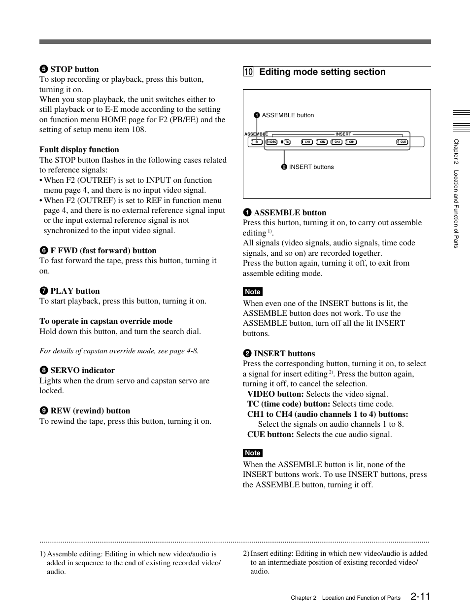 Sony HDW-M2000 User Manual | Page 21 / 142