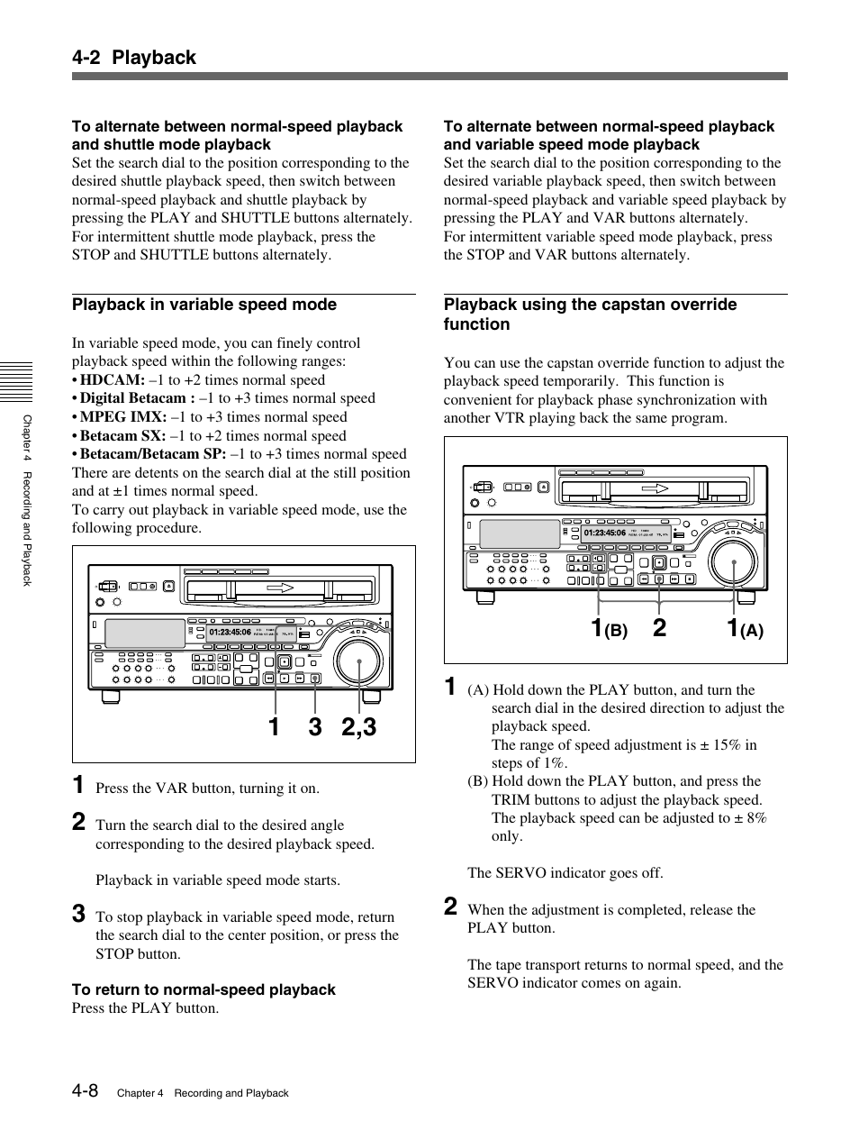 Sony HDW-M2000 User Manual | Page 48 / 142