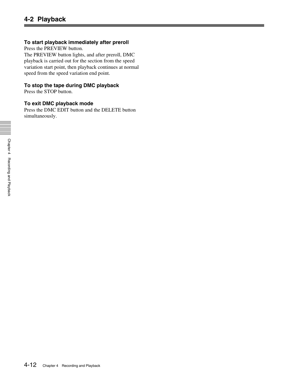 2 playback | Sony HDW-M2000 User Manual | Page 52 / 142