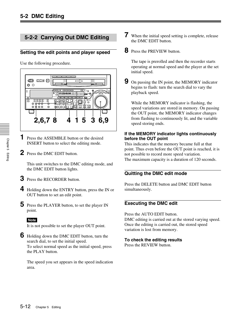 2-2 carrying out dmc editing | Sony HDW-M2000 User Manual | Page 64 / 142