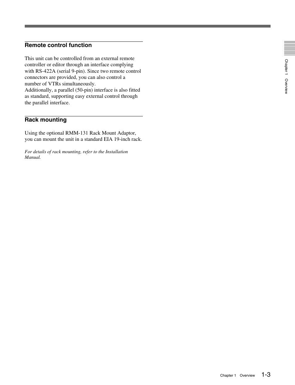 Sony HDW-M2000 User Manual | Page 9 / 142