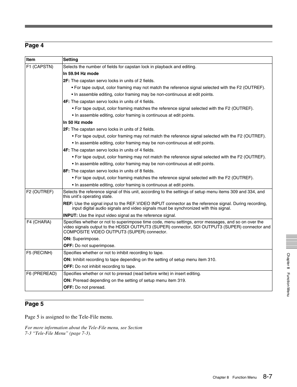 Page 4, Page 5 | Sony HDW-M2000 User Manual | Page 95 / 142