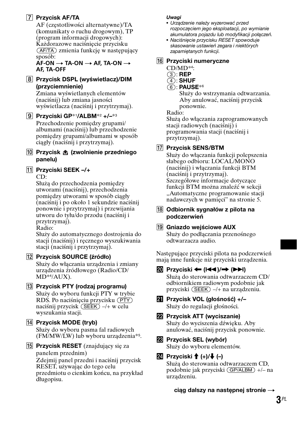 Sony CDX-GT30RN User Manual | Page 57 / 84