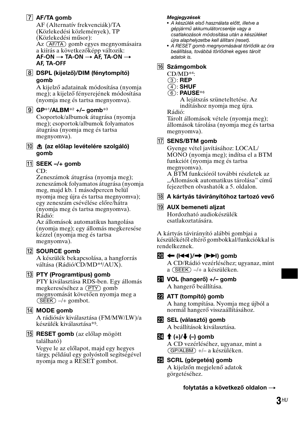 Sony CDX-GT30RN User Manual | Page 69 / 84