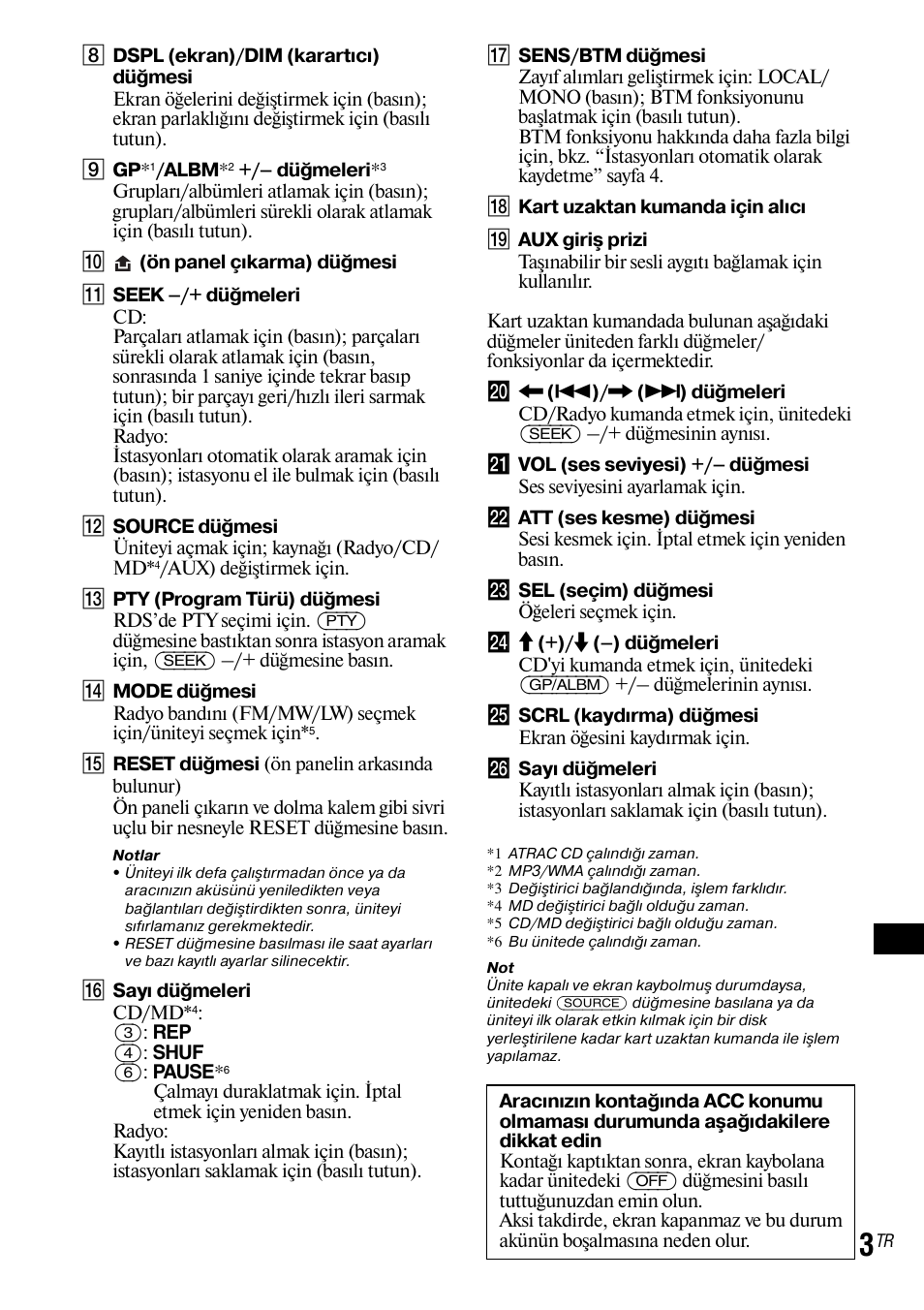 Sony CDX-GT30RN User Manual | Page 81 / 84