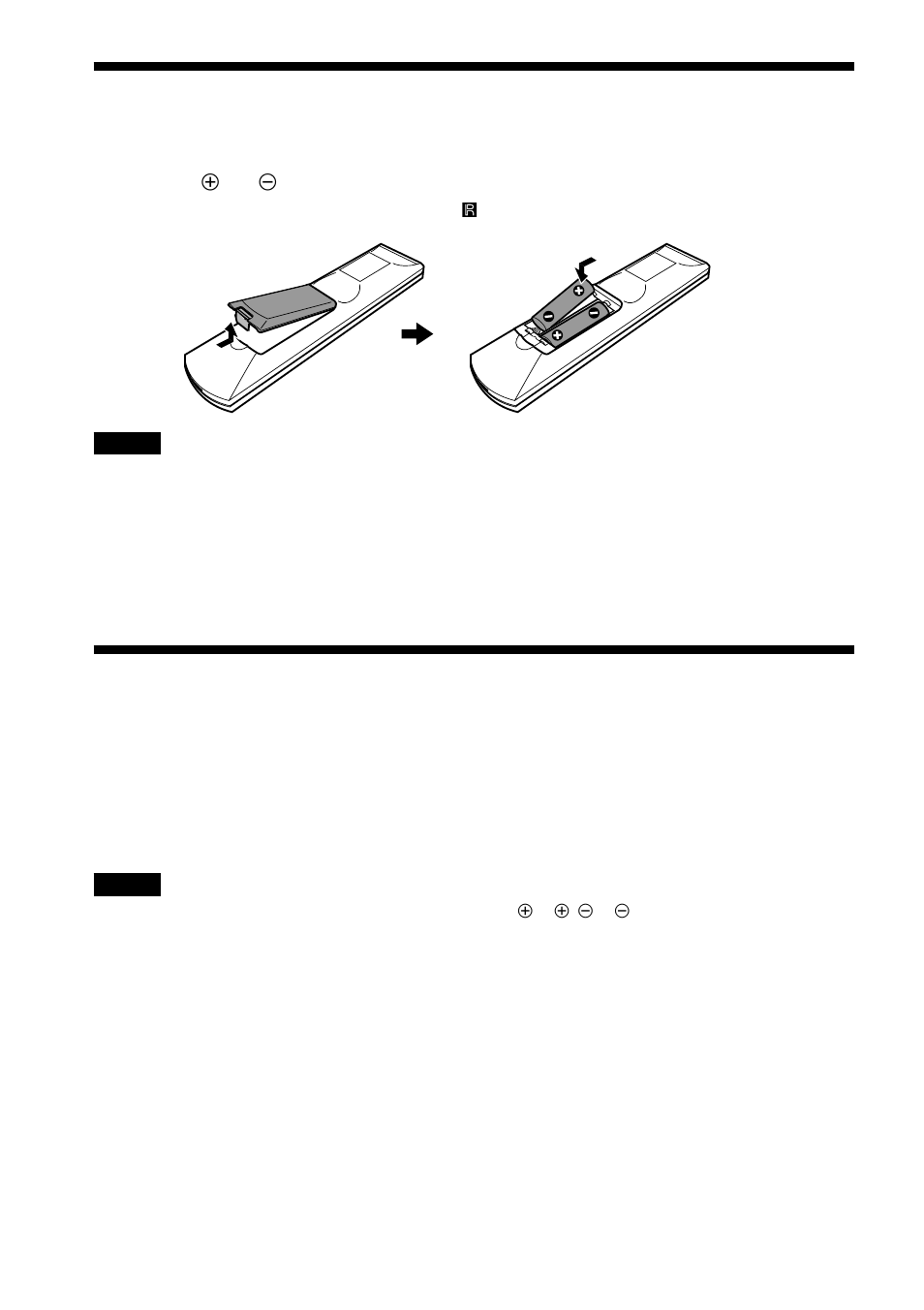 Step 1: speaker system hookup, Inserting batteries into the remote | Sony AVD-S10 User Manual | Page 16 / 84