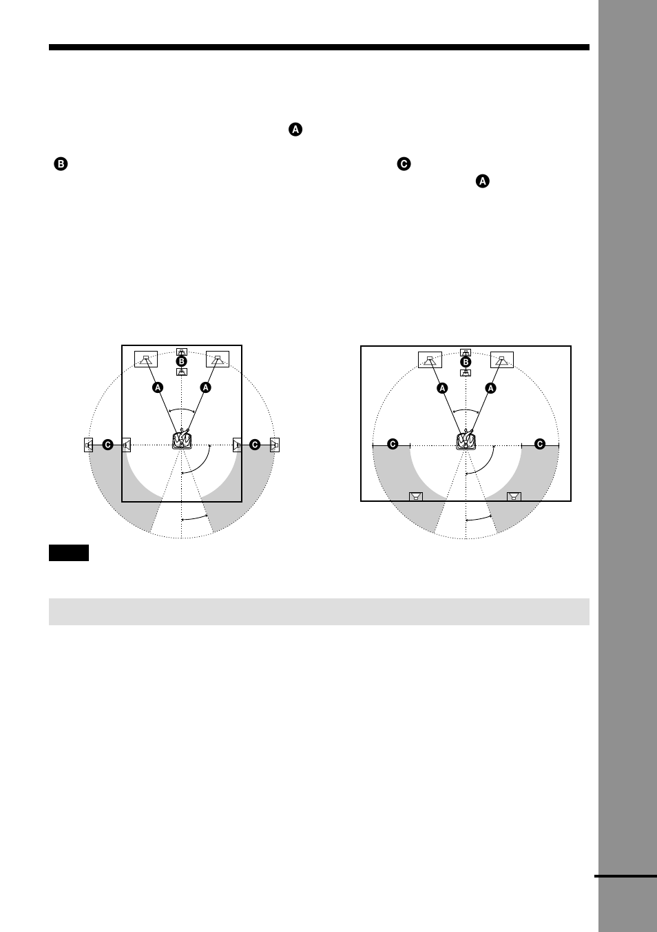 Speaker setup, Getting star ted, Specifying the speaker parameters | Sony AVD-S10 User Manual | Page 23 / 84