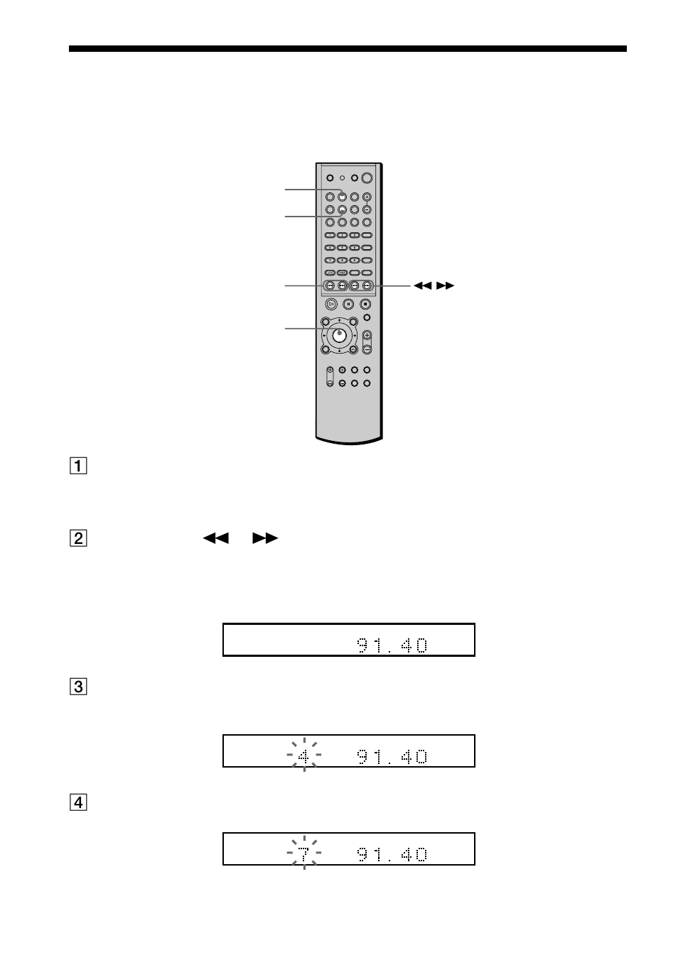 Presetting radio stations, A preset number appears on the front panel display | Sony AVD-S10 User Manual | Page 28 / 84