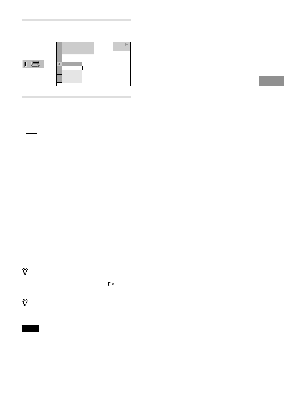 Pla ying discs, Select the repeat play setting | Sony AVD-S10 User Manual | Page 37 / 84