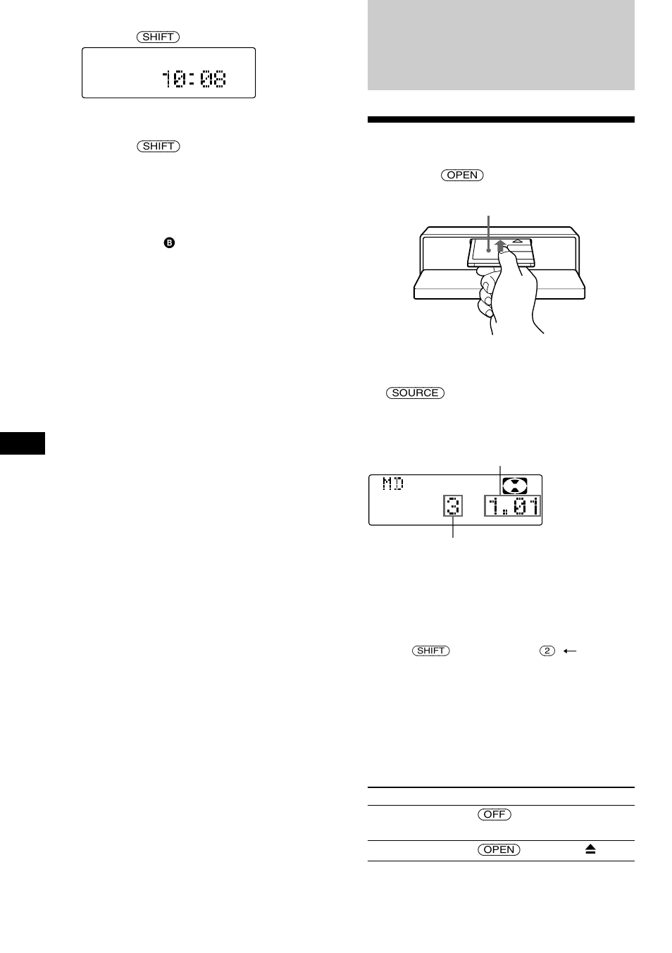 Md-spelare, Lyssna på en md-skiva | Sony MDX-C8900R User Manual | Page 100 / 186