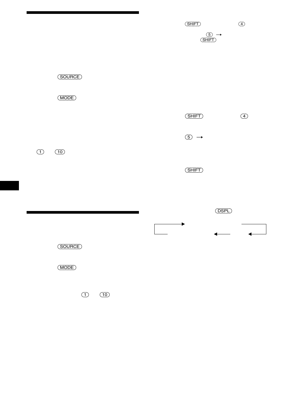 Lagra endast de önskade kanalerna, Motta de lagrade kanalerna | Sony MDX-C8900R User Manual | Page 106 / 186