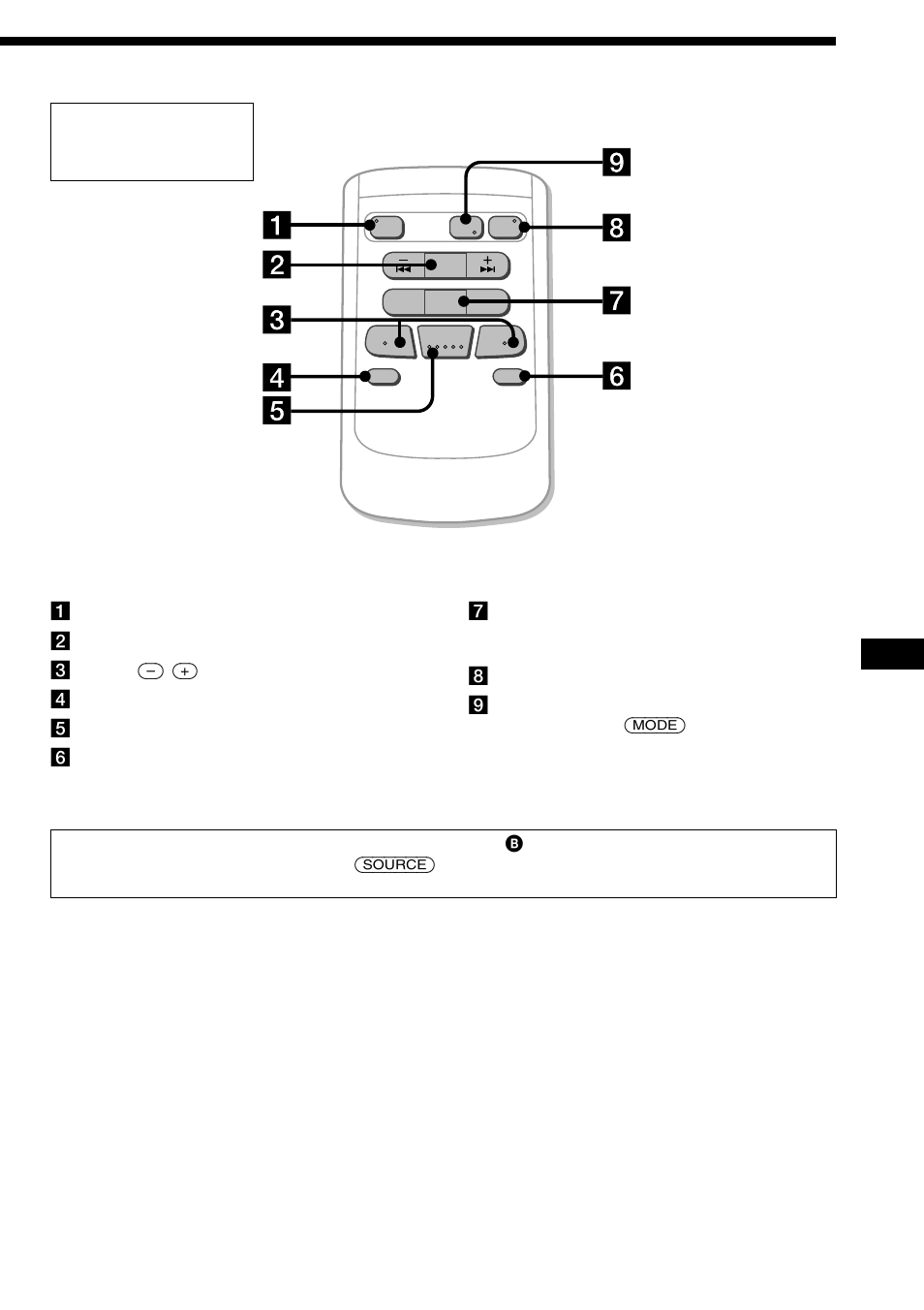 Telecomando opcional sem fios (rm-x47) | Sony MDX-C8900R User Manual | Page 143 / 186