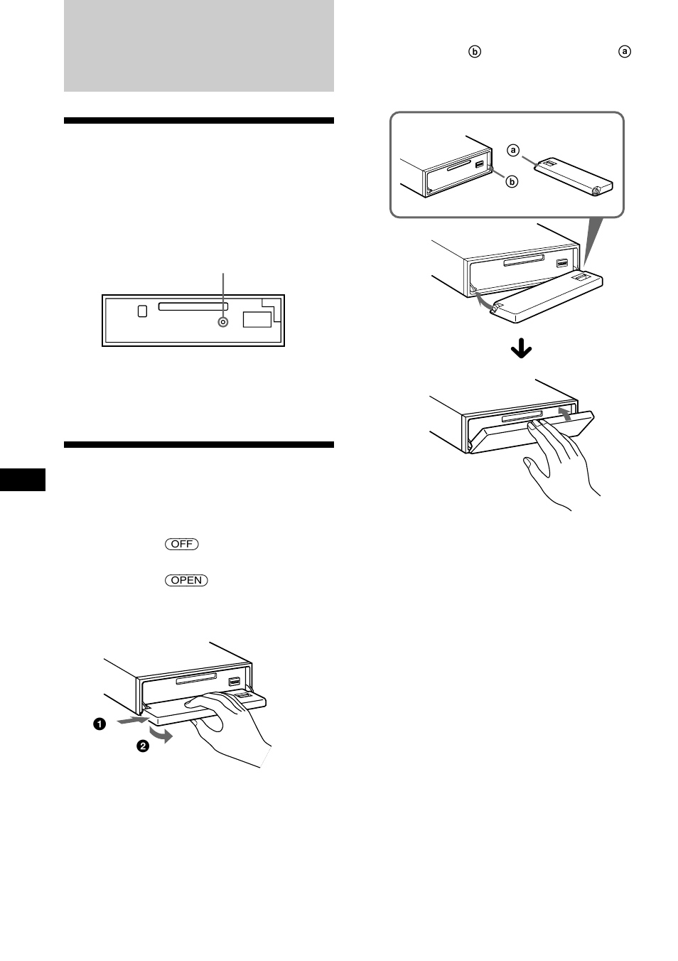 Como começar, Reinicializar o aparelho, Retirar o painel frontal | Sony MDX-C8900R User Manual | Page 144 / 186