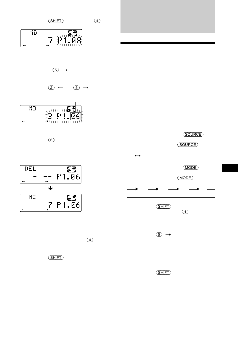 Rádio | Sony MDX-C8900R User Manual | Page 151 / 186