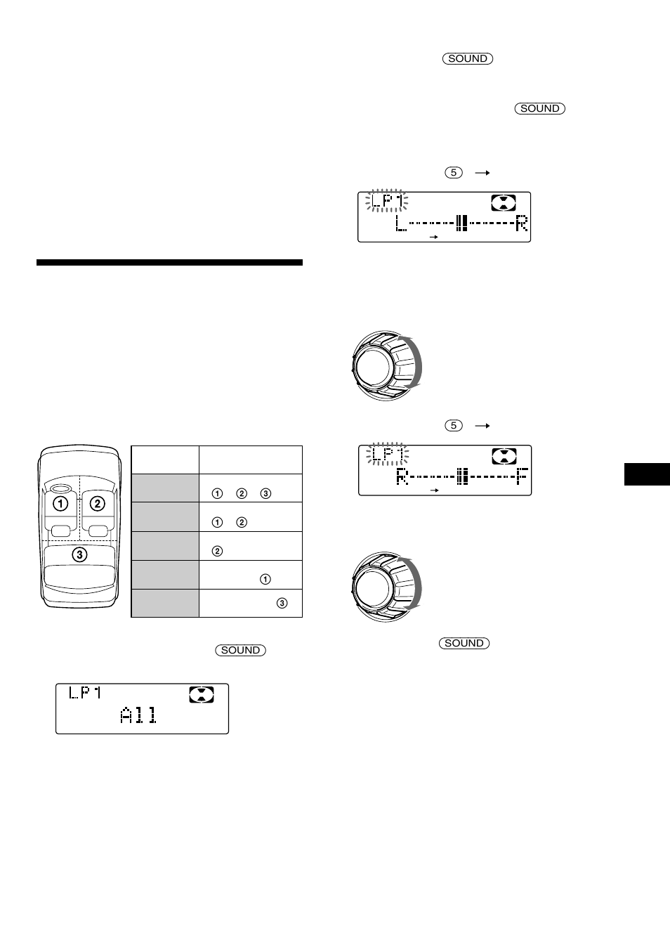 Seleccionar a posição de audição | Sony MDX-C8900R User Manual | Page 175 / 186