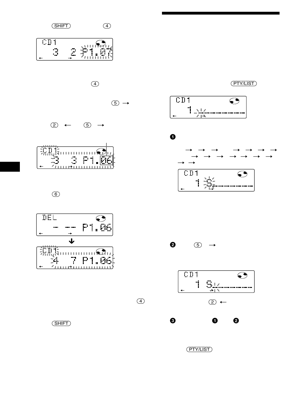 Labeling a cd, Erasing tracks in a programme | Sony MDX-C8900R User Manual | Page 32 / 186