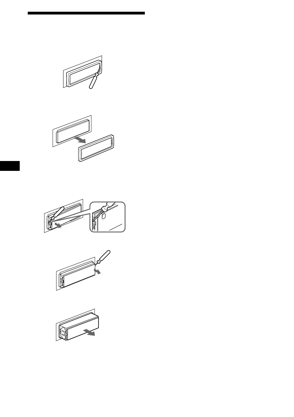 Dismounting the unit | Sony MDX-C8900R User Manual | Page 42 / 186