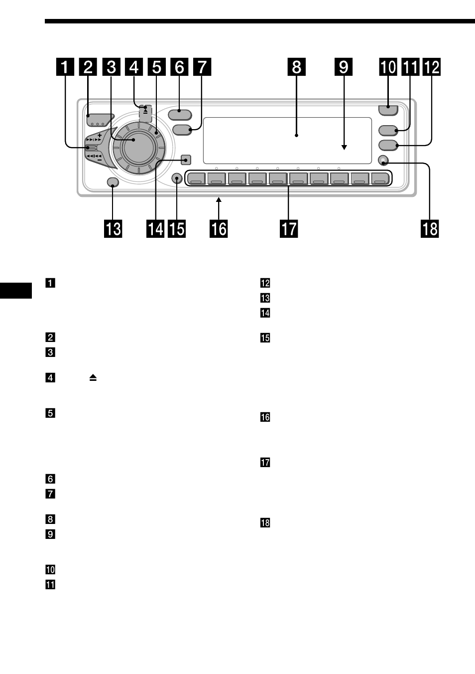 Localización de los controles 4, Localización de los controles | Sony MDX-C8900R User Manual | Page 50 / 186