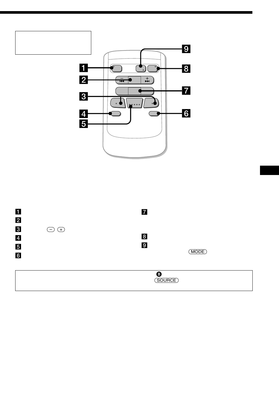 Mando a distancia inalámbrico opcional (rm-x47) | Sony MDX-C8900R User Manual | Page 51 / 186
