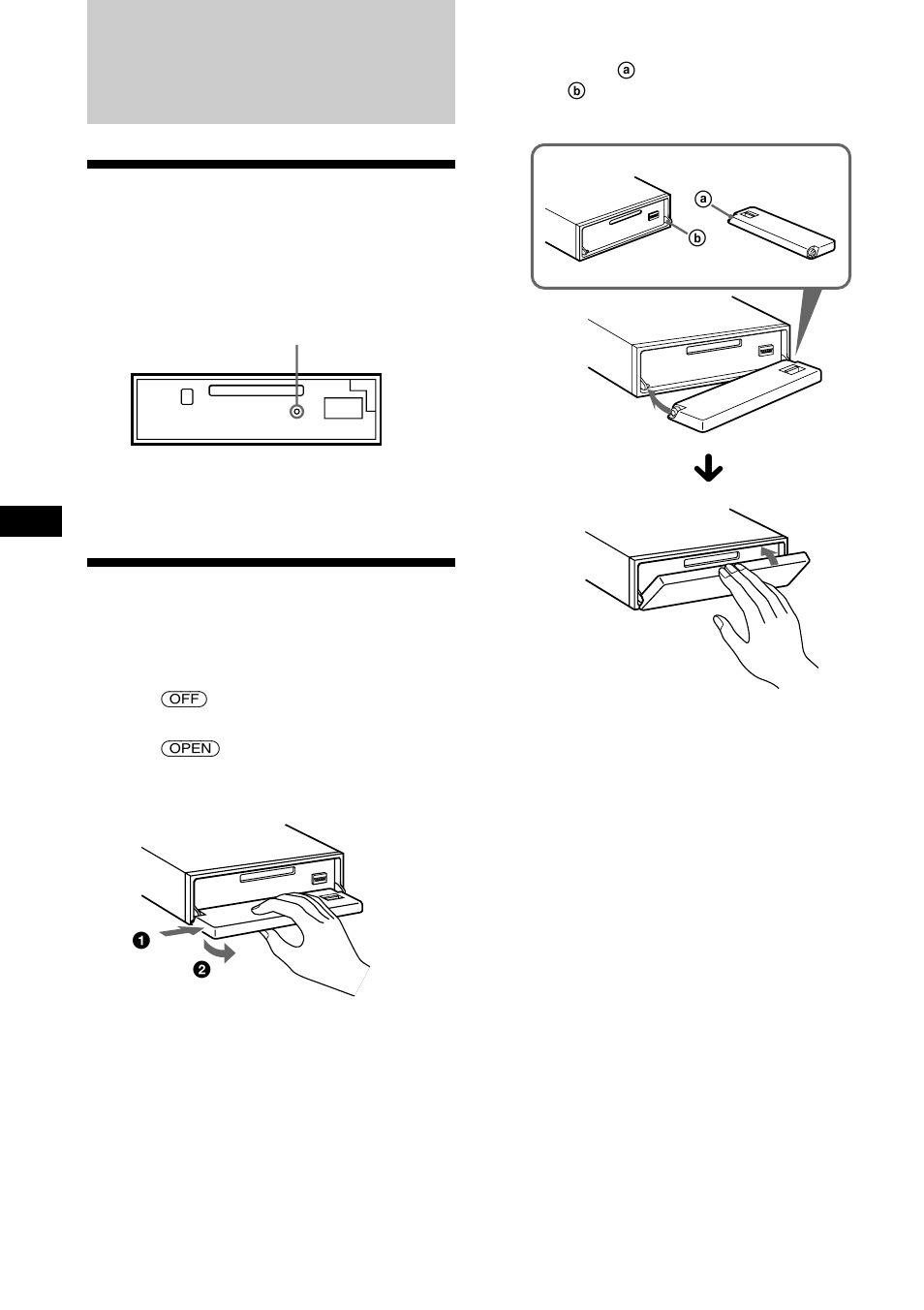 Getting started, Resetting the unit, Detaching the front panel | Sony MDX-C8900R User Manual | Page 6 / 186