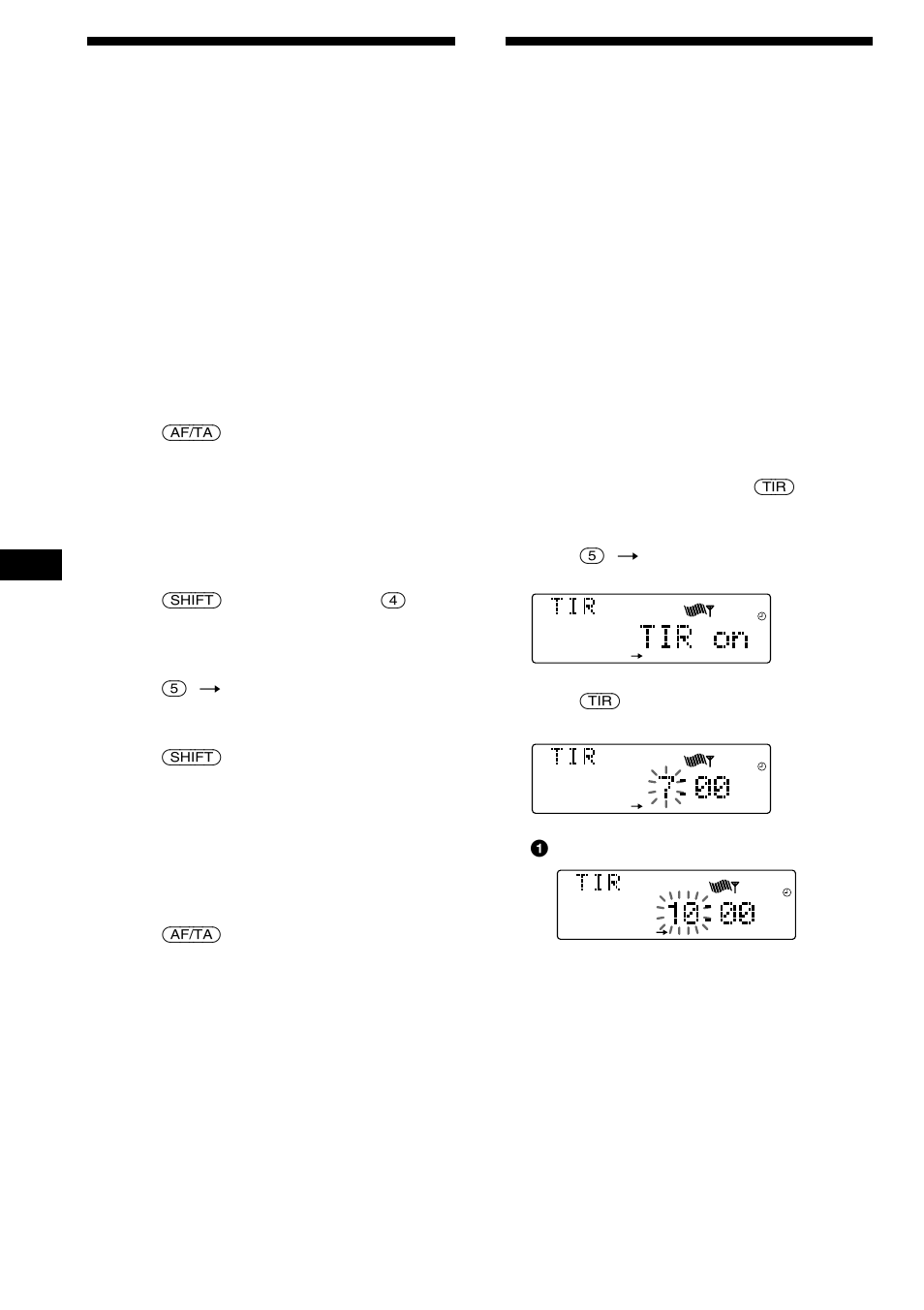 Programación de emisoras rds con los datos af y ta, Grabación de anuncios de tráfico | Sony MDX-C8900R User Manual | Page 64 / 186