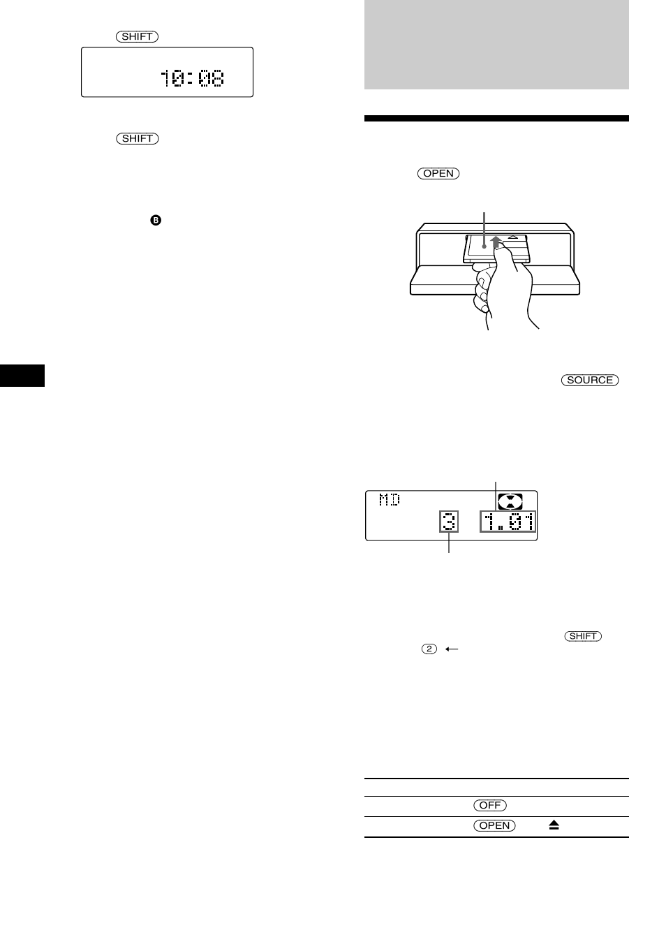 Md player, Listening to an md | Sony MDX-C8900R User Manual | Page 8 / 186