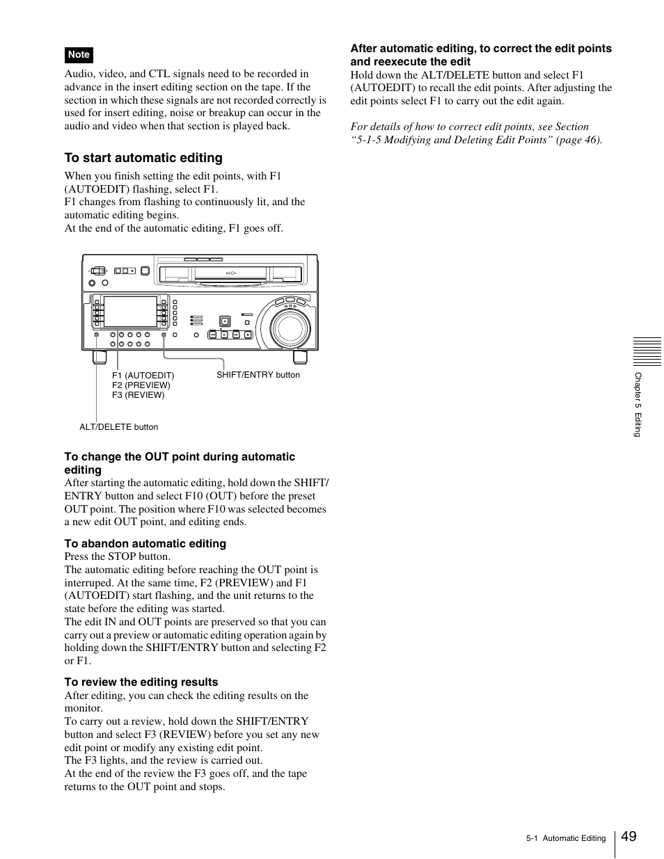 Sony HDW-1800 User Manual | Page 49 / 119