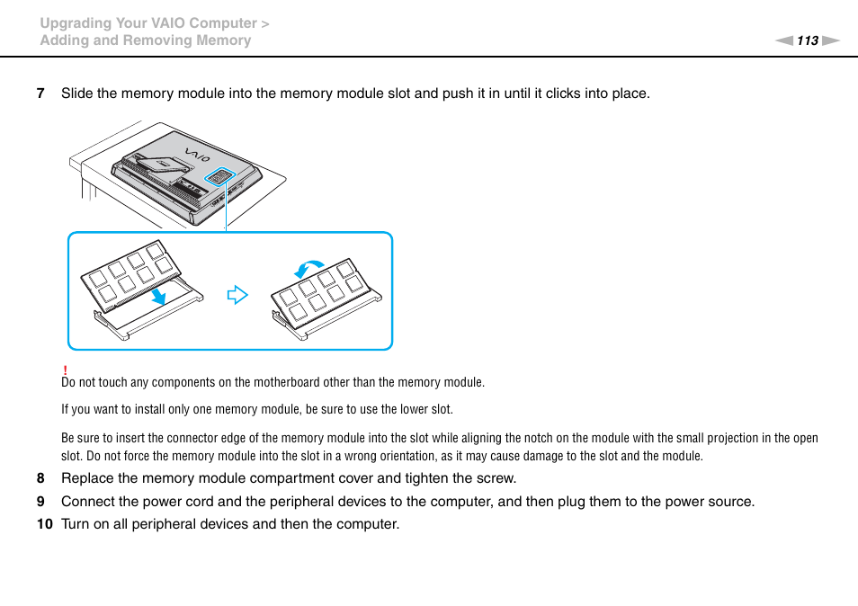 Sony VPCL13 User Manual | Page 113 / 171