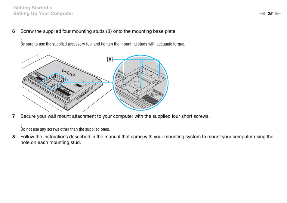 Sony VPCL13 User Manual | Page 25 / 171