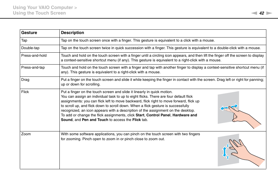 Sony VPCL13 User Manual | Page 42 / 171