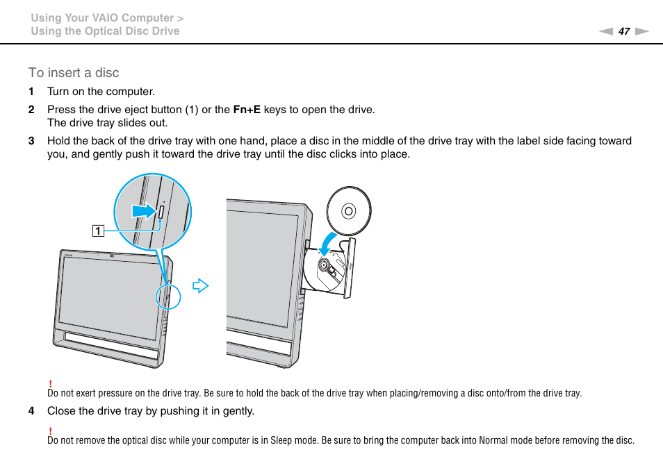 Sony VPCL13 User Manual | Page 47 / 171