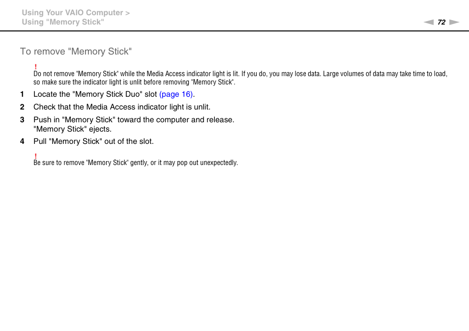 Sony VPCL13 User Manual | Page 72 / 171