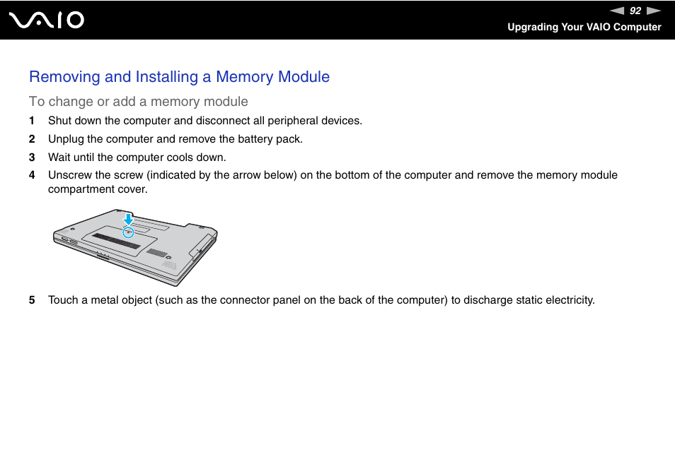 Sony VGN-N100 User Manual | Page 92 / 160