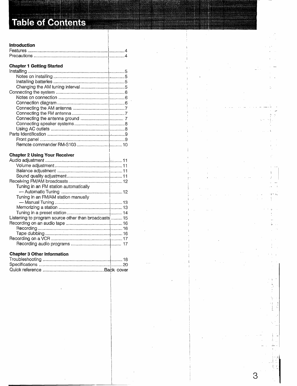 Sony STR-GX49ES User Manual | Page 3 / 22