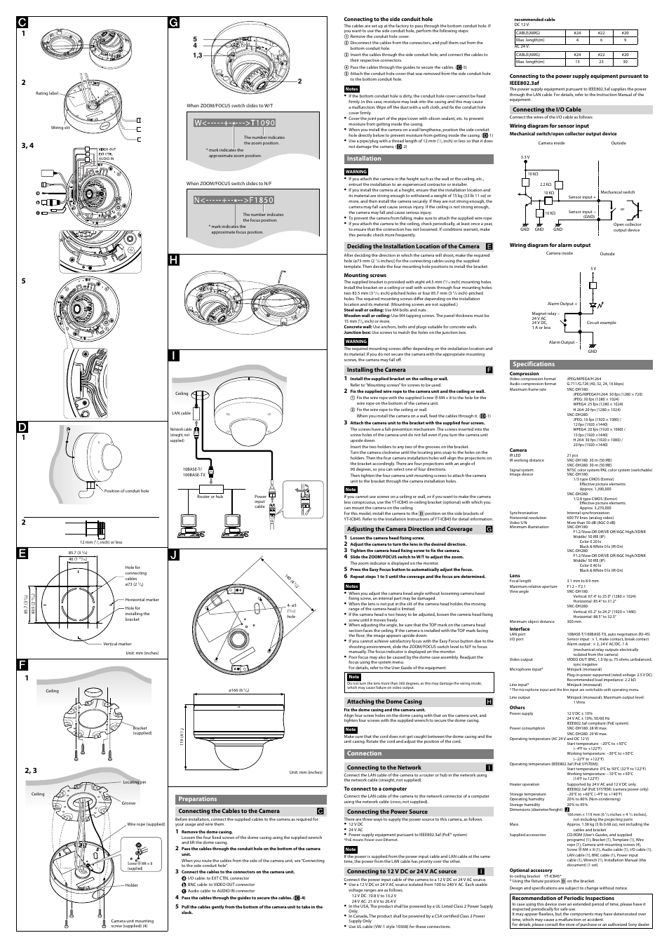 Sony IPELA SNC-DH280 User Manual | Page 2 / 2