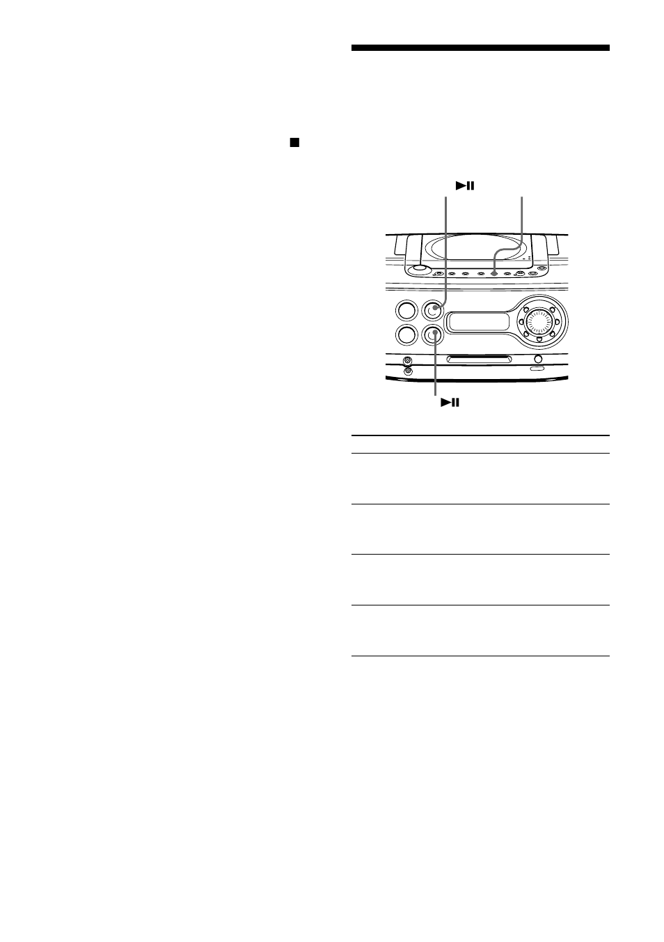 Playing tracks repeatedly (repeat play), Playing tracks repeatedly, Repeat play) | Sony ZS-M30 User Manual | Page 14 / 108