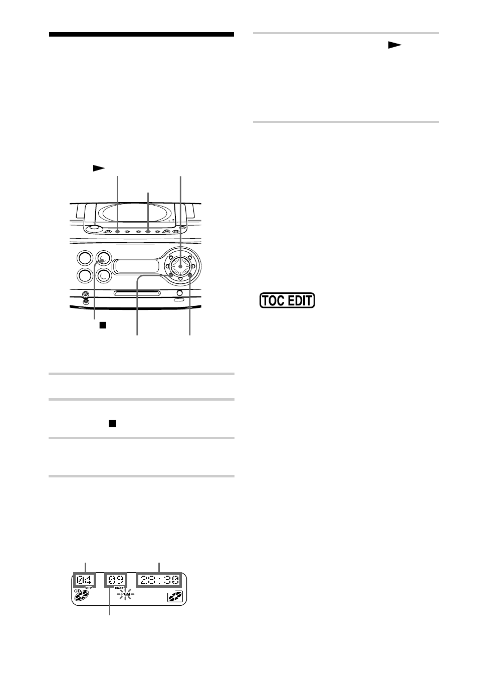 Recording the tracks you programmed | Sony ZS-M30 User Manual | Page 20 / 108