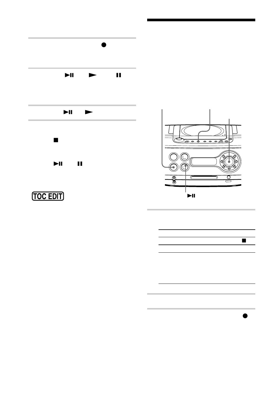 Extending the recording time (monaural recording), Extending the recording time (monaural, Recording) | Extending the recording time | Sony ZS-M30 User Manual | Page 22 / 108